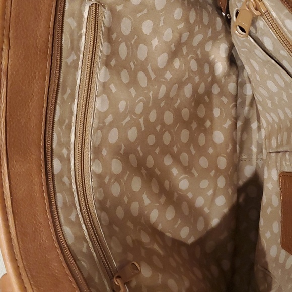 Brighton brown/tan tote statchel woven raffia straw handbag - Picture 9 of 9